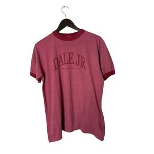Vintage Winner's Circle Dale Jr raglan crewneck t-shirt‎ size medium red